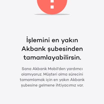 Akbank Mobilden Neden Akbanklı Olamıyorum