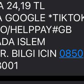 Helppay Ziraat Bankkart'tan İzinsiz Para Çekimi