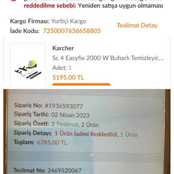 Karcher İademi Geri İstiyorum [İncehesap]