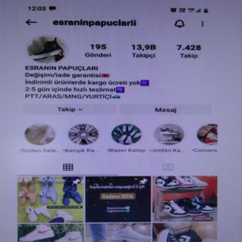 Esraninpapuclarii (Instagram) Siparişim İptal Edildi