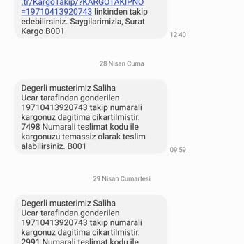 Sürat Kargo Teslimatı 15 Günde Yapmıyor