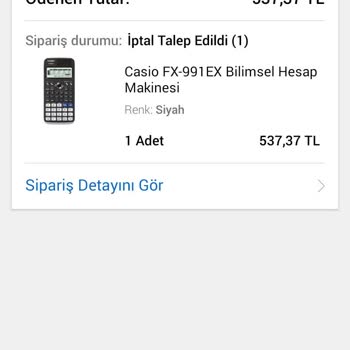 Ofmark İptal Talebinde Bulundum Kargoya Verilmeden. Geri Dönüş Yok.