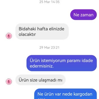 Aybeniz Collection Ürün İadesi Sonrası Para İadesi Yapılmadı