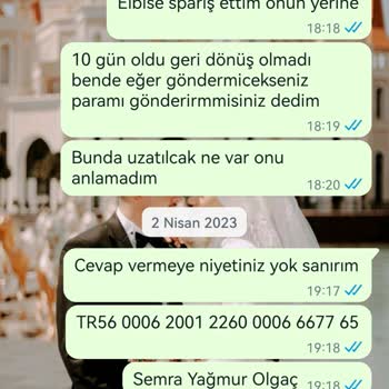 Aybeniz Collection Ürün İadesi Sonrası Para İadesi Yapılmadı