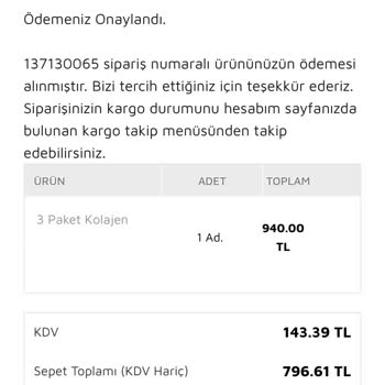 Tnj Cosmetics Siparişimi Göndermedi