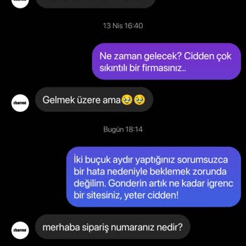 Charme Butik İlgisiz Ve Saygısız Bir İşletme!