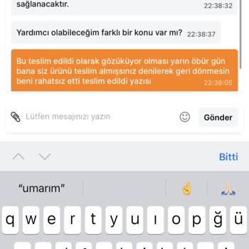 Migros Yemek İptal/Canlı Destek İlgisizliği