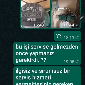 Baymak Hidrofor Servis Hizmeti Yetersizliği