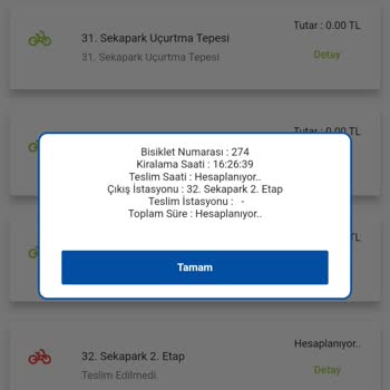 Kobis Bisiklet Teslim Edememe Sorunu