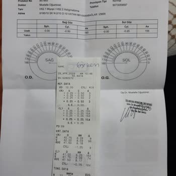 BatıGöz Hastaneleri Balçova Yanlış Muayene