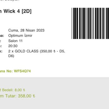 Paribu Cineverse İzmir Optimum Gold Class Sinema Salonu Klima Çalışmıyor