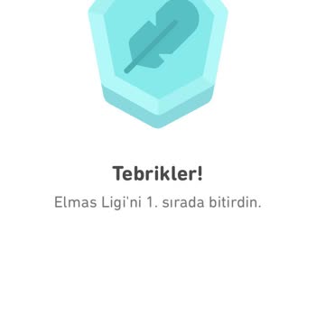 Duolingo Elmas Turnuvasına Çıkalı 1Dakika Olmuşken "elmas Ligine Düştün" Hatası