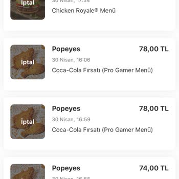 Yemeksepeti Yemek Siparişi Veremiyorum