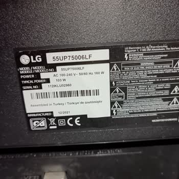 Depremde Hasar Gören LG Televizyon Ekranı Arızası