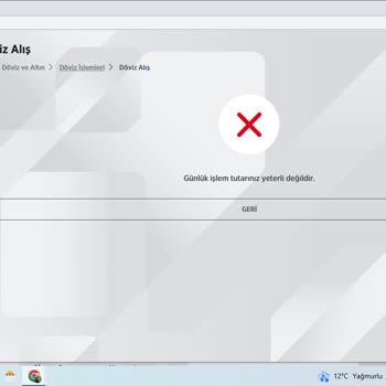 Ziraat Bankası Mobil Şubeden Döviz Alamıyorum