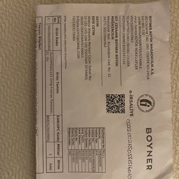 Akasya Boyner Değişim Sorunu