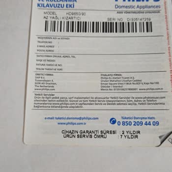 Philips Ev Aletleri Philips Airfryer XXL 3 Günde Bozuldu!