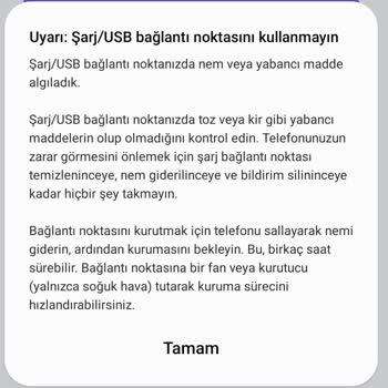 Samsung Telefon Şarj Sorunu Giderme