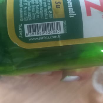 Sarıkız Maden Suyu Sarıkız Doğal Mineralli Su Değişik Tat Ve Koku