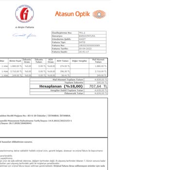 Atasun Optik Mağaza Sorumlusu İle Kusurlu Ürün Değişim Sorunu