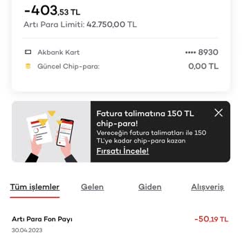 Akbank Artı Para Faizi Sorunu