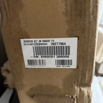 Vestel Sıfır Ürün Teslimatı Hasarlı Ve Yırtık Geldi 65 " TV (164cm)