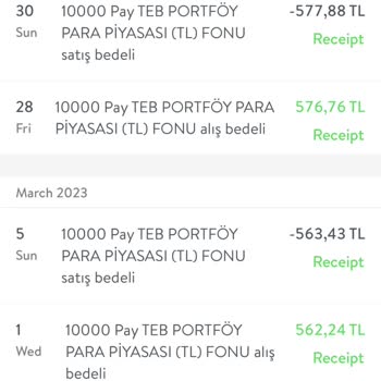TEB Portföy Otomatik Para Kesimi