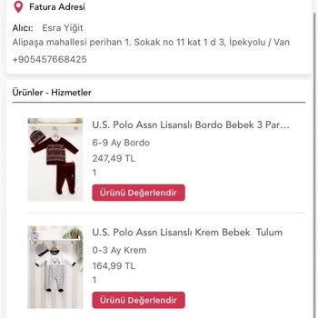 Arnetta Siparişimi İptal Etmek İstiyorum