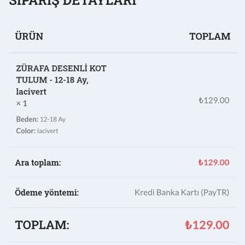 Paytr Sipariş Verdiğim İnternet Sitesi Artık Yok Ve Sipariş Elime Ulaşmadı