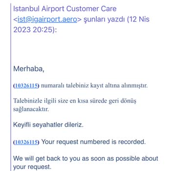 İGA 20 Gündür İade Yapmıyor