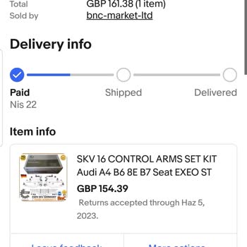 Tr-ebay.com Ebay.com Sipariş İptali Yapmıyor Satıcı Kargolamıyor Yardımcı Olan Yok