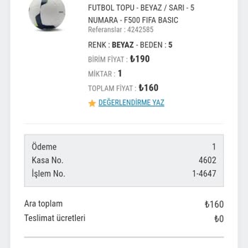 Decathlon Garantili Ürün İadesi