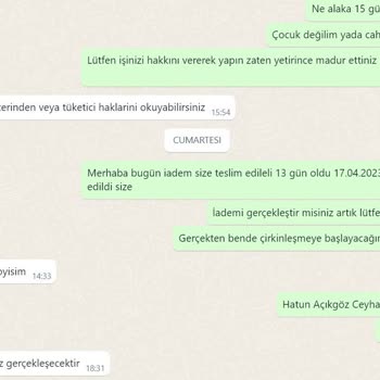 Modaloli İade İşlemi Yapılmayan Ürünler