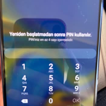 Samsung Telefon Samsung Yeniden Başlatma Pin Sorunu