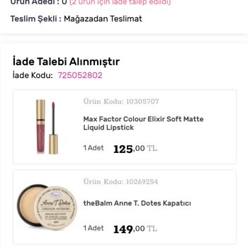 Gratis Online Alışveriş İade