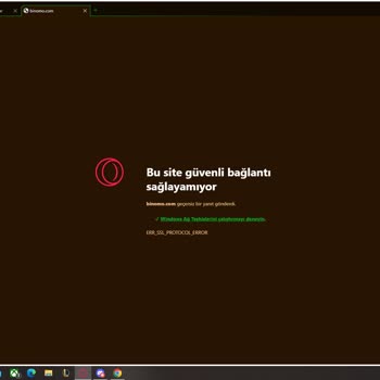 Binomo'ya Girerken Bu Site Güvenli Bağlantı Sağlayamıyor Sorunu