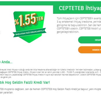 TEB 3 Ay Ertelemeli Kredi Sorunu