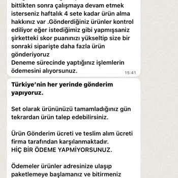 Sahibinden Koton Danışmanlık Evde Paketleme İş Başvurusu Hakkında Şikayet