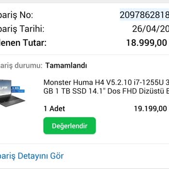 Monster Notebook Fahiş Fiyat Farkı