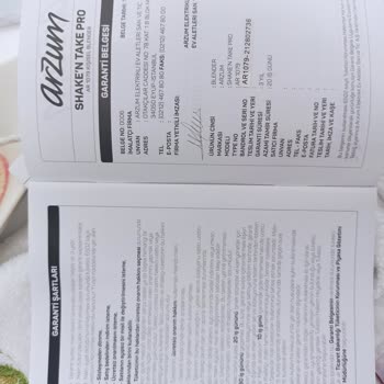 Arzum Shake'n Take Pro Arızası Çözümsüz Kaldı