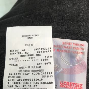 Medical Park Hastanesi Gazi Olmama Rağmen Ücret Alınıyor