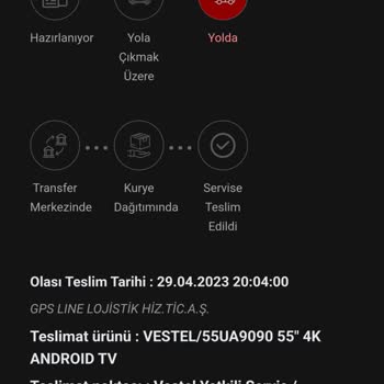 GPS Line Logistic GPS Line Teslim Edilmeyen Ve 6 Gündür Yolda Görünen Ürünüm