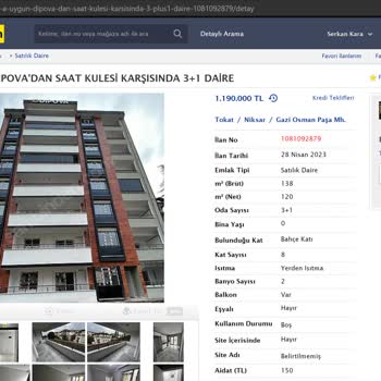 Dipova İnşaat Gayrimenkulde Haksız Fiyat Artışı