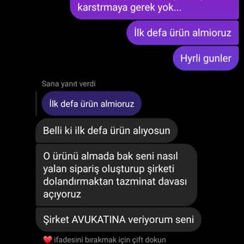 MySunshine (Instagram) Ürün İptal Edildiği İçin Tehdit Edildim Üslup Çok Çirkin