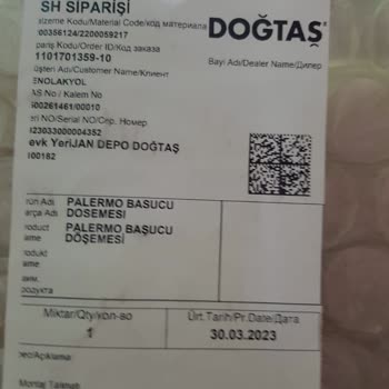 Doğtaş Israrla 6 Haftadır Yanlış Baza Döşemesi Gönderiyor...