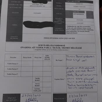 KUTUP`un Samsung LED TV Panel Arızasını Gidermemesi