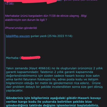 Vileda Müşteri Hizmetleri Sorumsuzluğu