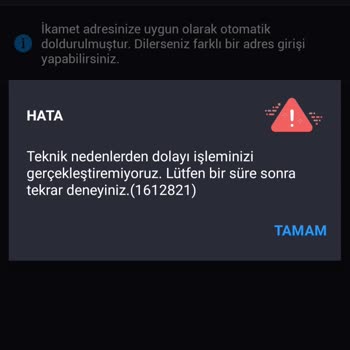 İş Bankası Teknik Hata (1612821 ) Müşteri Olamıyorum