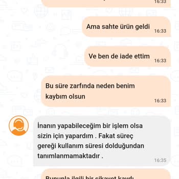 Trendyol Sahte Ürün Satıp Para Puanımı İade Etmiyor.