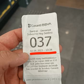 Garanti BBVA Garanti Şubesinde Para Yatırma Çilesi